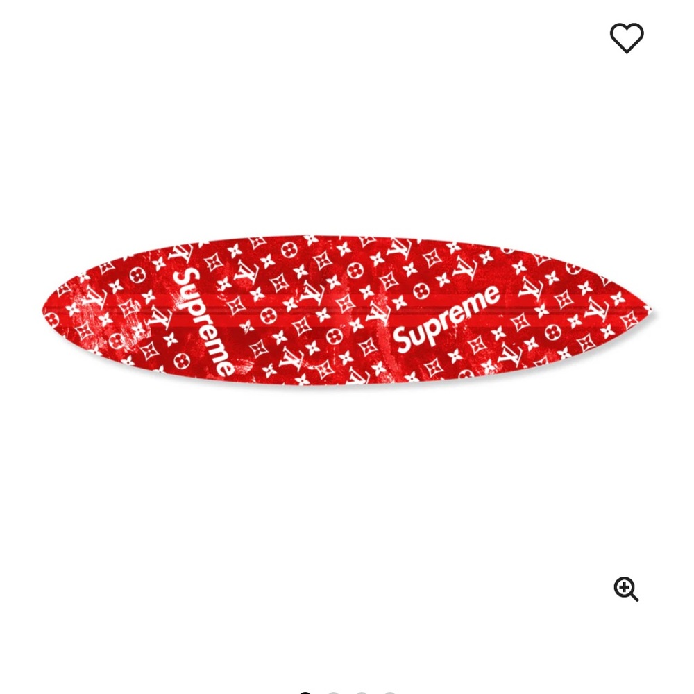Oliver gal red supreme surfboard